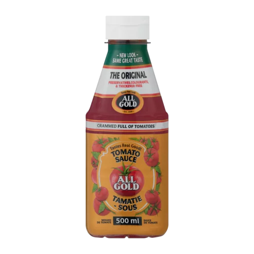 A02 All Gold Tomato Sauce Squeeze Bottle