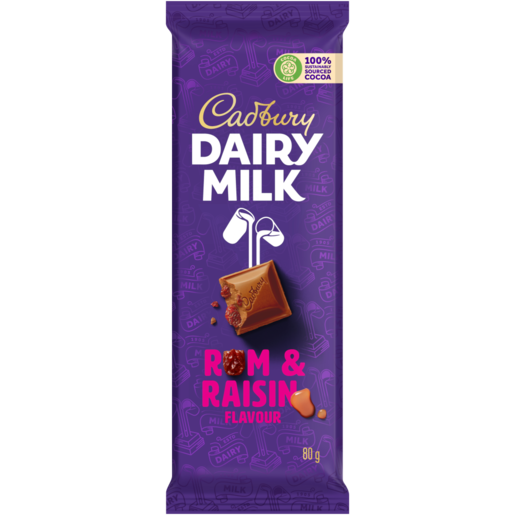 C12 Cadbury Rum & Raisin Slab