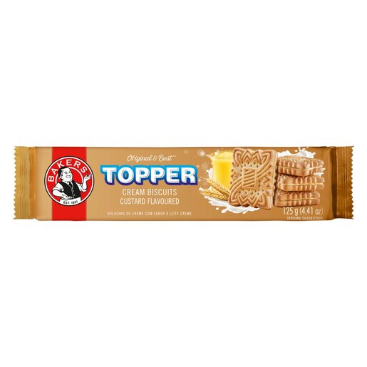B18 Bakers Topper - Custard