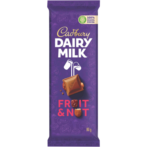 C10 Cadbury Fruit & Nut Slab